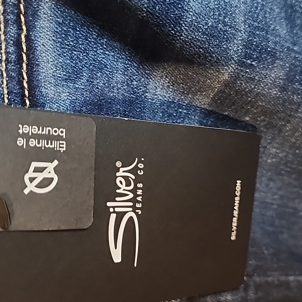 Silver Jeans Boyfriend Jeans NWT Size 31 X 27 - Picture 6 of 12